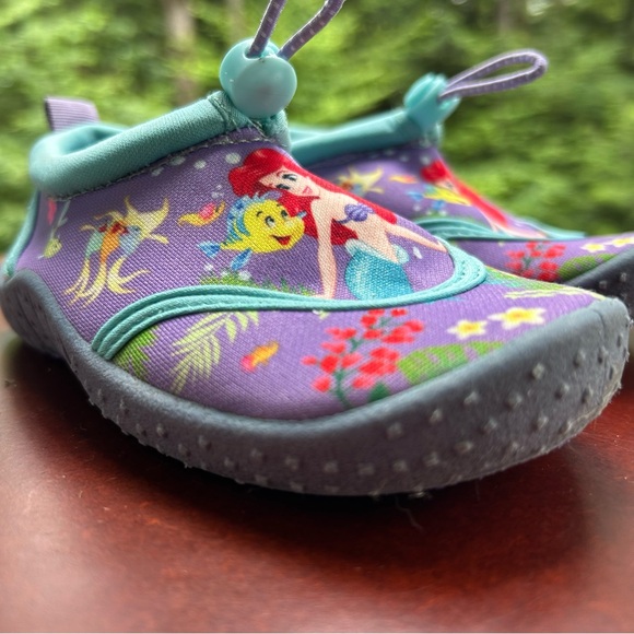Disney Ariel Water Shoes | Size 7/8 Toddler Girl | Little Mermaid  | Adjustable - Picture 2 of 11